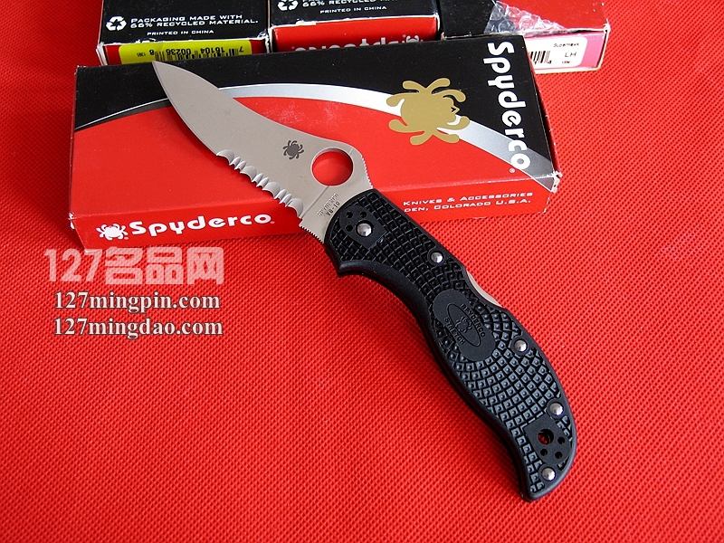 美国蜘蛛SPYDERCO C90PSBK 127名刀网 美国蜘蛛SPYDERCO C90PSBK 127名刀网