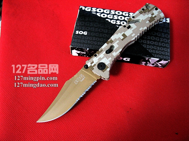 美国哨格TF-5 SOG索格 三叉戟闪电快开刀 沙漠版TF-5 美国哨格TF-5 SOG索格 三叉戟闪电快开刀 沙漠版TF-5