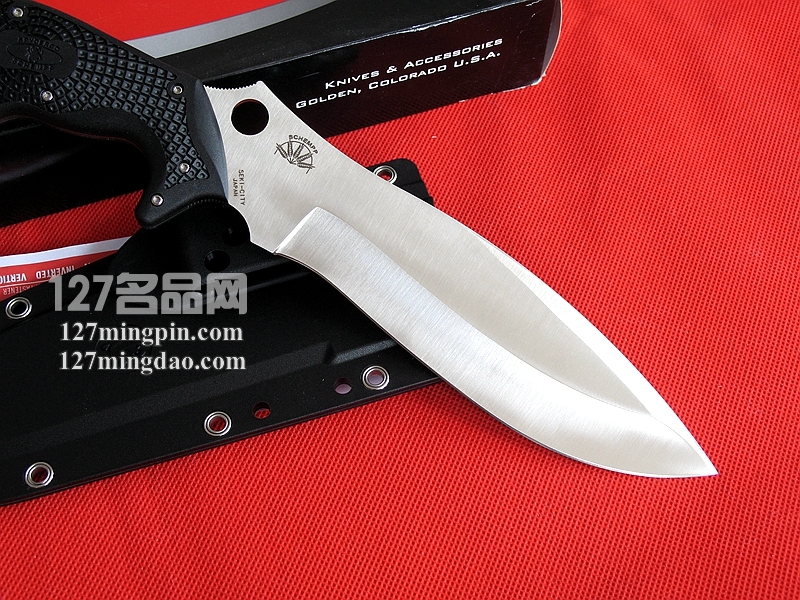 美国蜘蛛SPYDERCO FB20PBK 多用途野营刀 127名品网