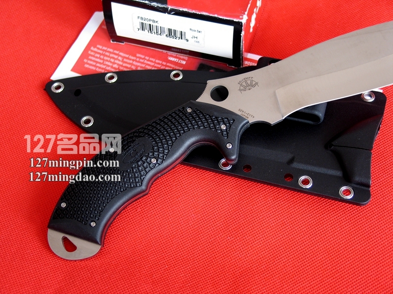 美国蜘蛛SPYDERCO FB20PBK 多用途野营刀 127名品网