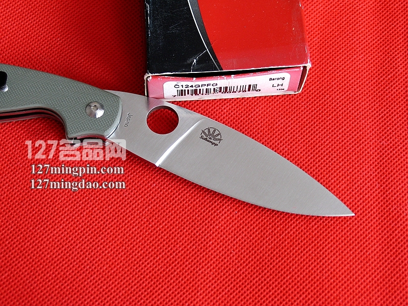 美国蜘蛛SPYDERCO C124GPFG经典折刀 127名刀网