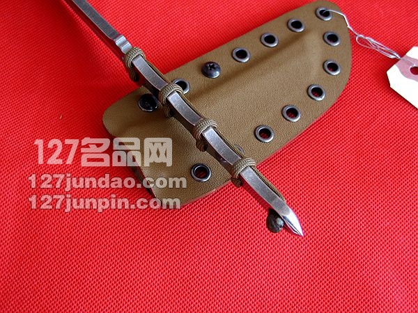 美国Mummert Knives YT-XL全钛手工研磨战术靴刀 