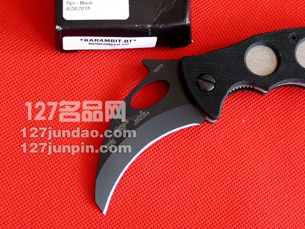 爱默森Emerson 爱莫生Karambit BT 虎爪格斗折刀 