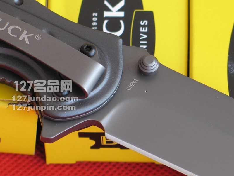 美国BUCK 巴克865BKS 野营户外生存折刀 世界名刀 