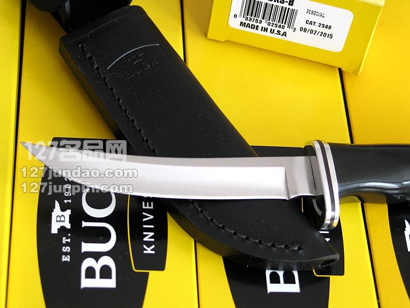 美国BUCK 巴克118BKS 中型经典小猎刀 战术刀 