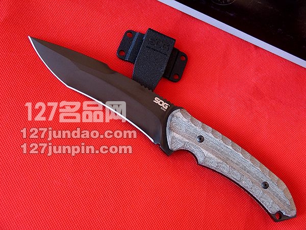 松田菊男 SOG索格 KU-2012合作版战术直刀 军刀 127名刀 松田菊男 SOG索格 KU-2012合作版战术直刀 军刀 127名刀