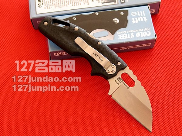 美国冷钢COLD STEEL 20LT 随身小折刀 平刃戸外刀 名刀