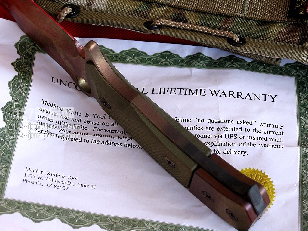 美国MKT MARAUDER USMC EOD-1海军陆战队专用刀 世界名刀