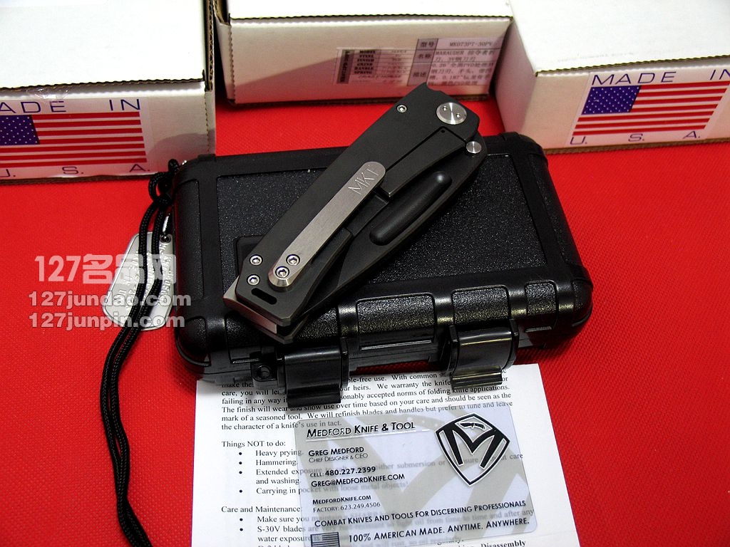 美国MKT MK073PT-30PV掠夺者 3V钢特战队格斗刀 军刀