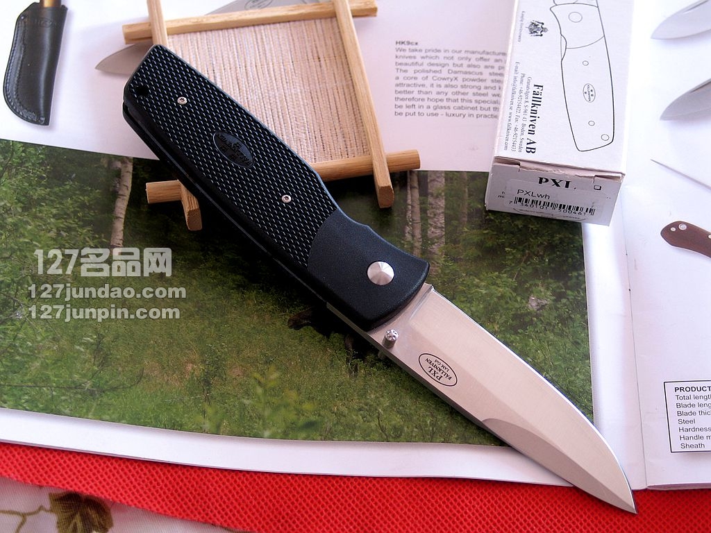 瑞典Fallkniven FK PXLWH战术折刀 世界名刀福克尼文127名品网