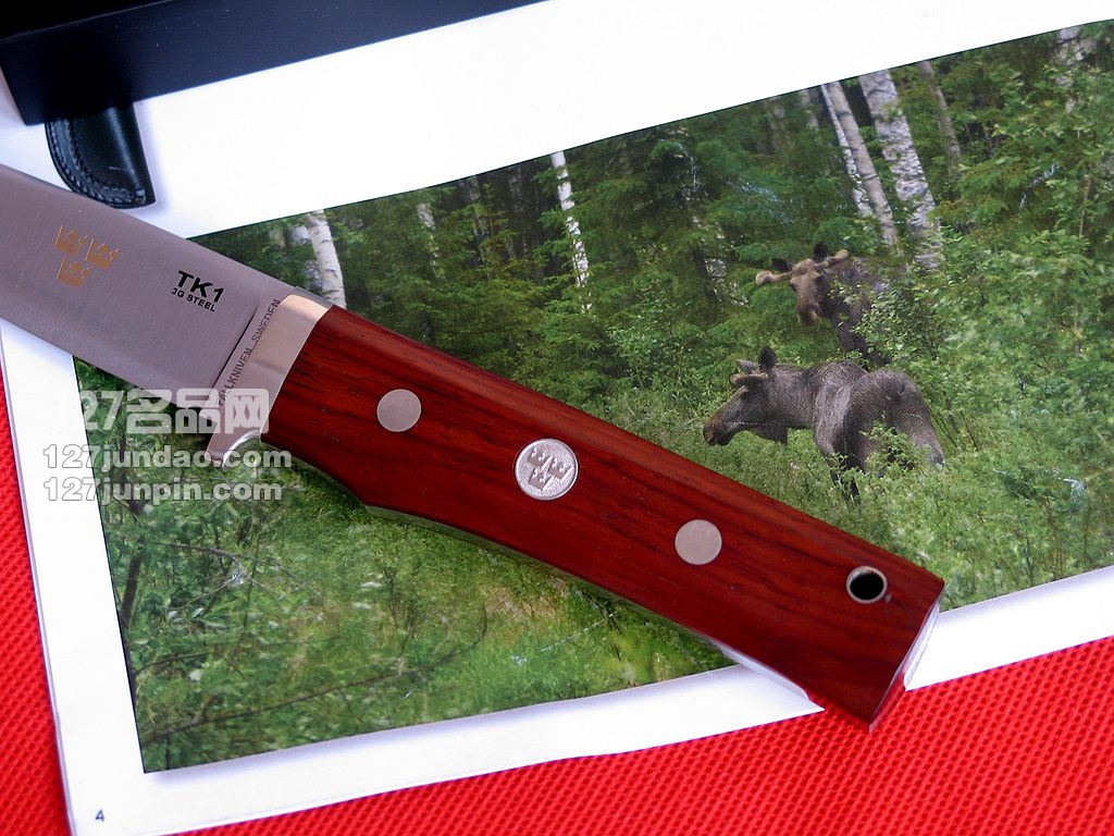 瑞典FK Fallkniven TK1L 3G经典檀木柄皇家手工 名刀 