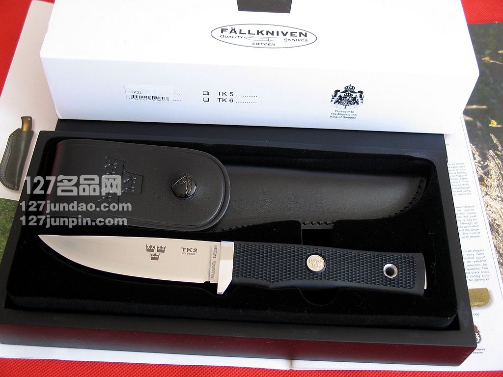 瑞典FK Fallkniven TK2皇家手工刀3G皇家军刀 127名品网