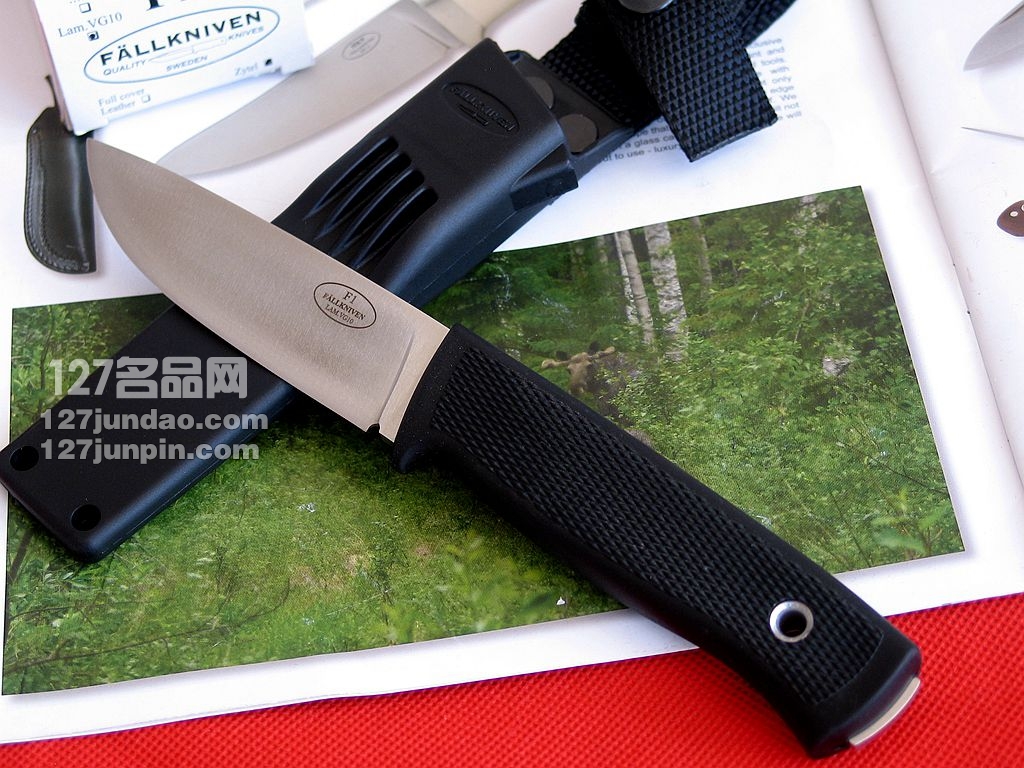 瑞典FK Fallkniven F1Z 子托鞘 瑞典空军生存用刀 飞行员求生刀