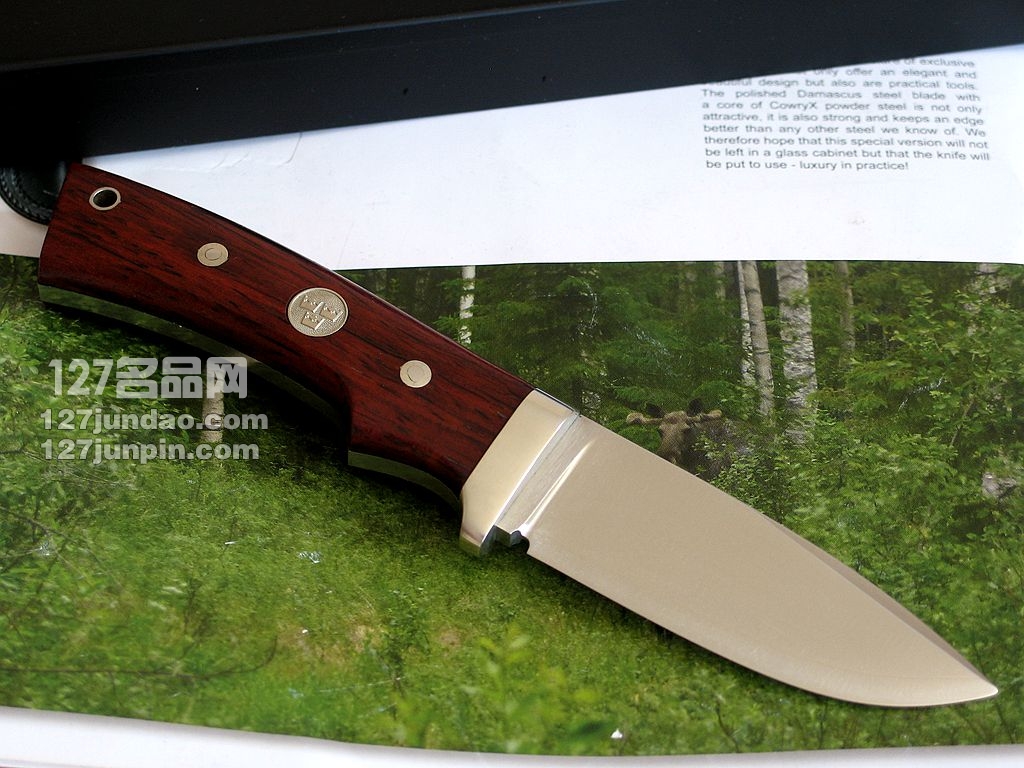 瑞典FK Fallkniven TK5L 3G黄檀木柄手工刀 世界名刀