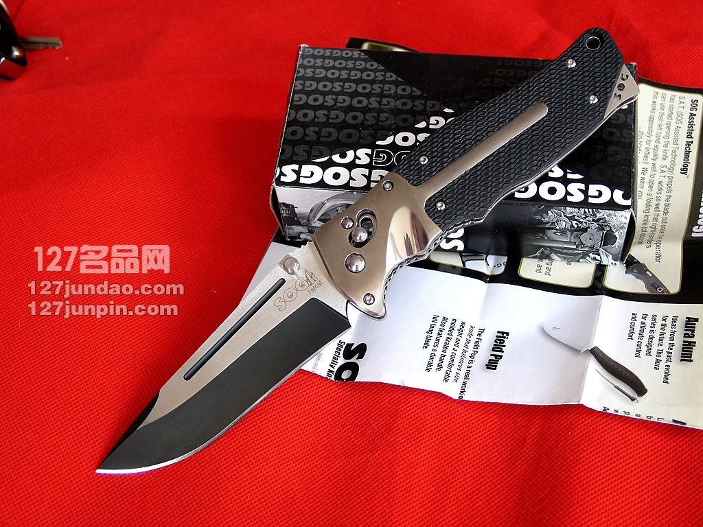 美国哨格SOG FC01双色刃战术刀 索格肥猫 127名品网 美国哨格SOG FC01双色刃战术刀 索格肥猫 127名品网