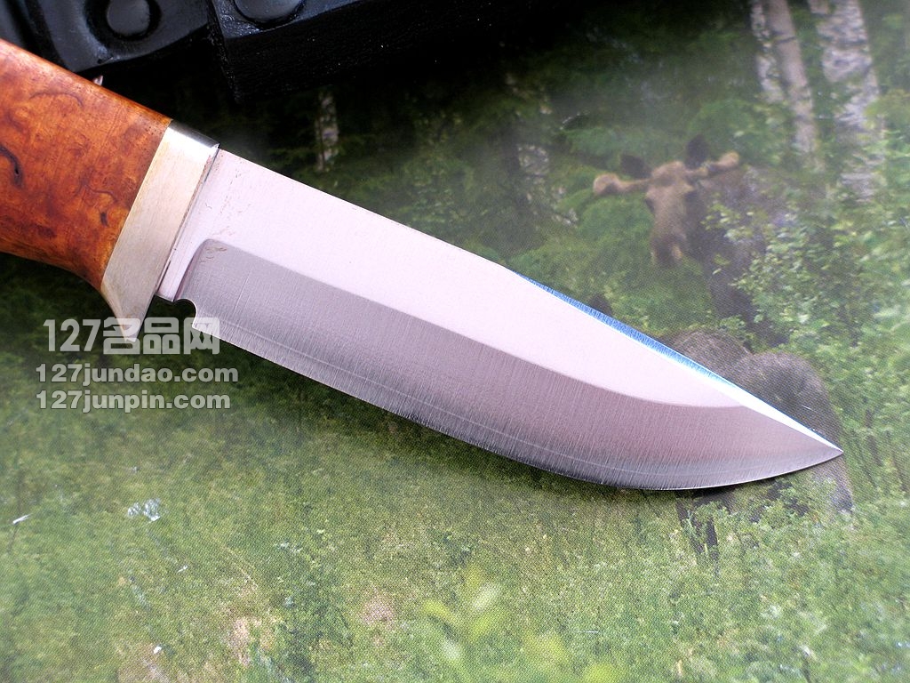 瑞典FK Fallkniven SK3小型直刀桦木柄3G世界名刃 福克尼文127名品
