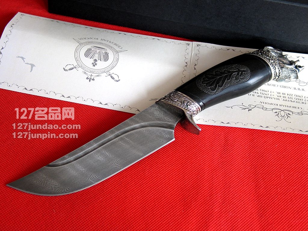 俄罗斯 野猪 大马士革猎刀 nord crown苏联军刀 收藏刀 127名刀 俄罗斯 野猪 大马士革猎刀 nord crown苏联军刀 收藏刀 127名刀