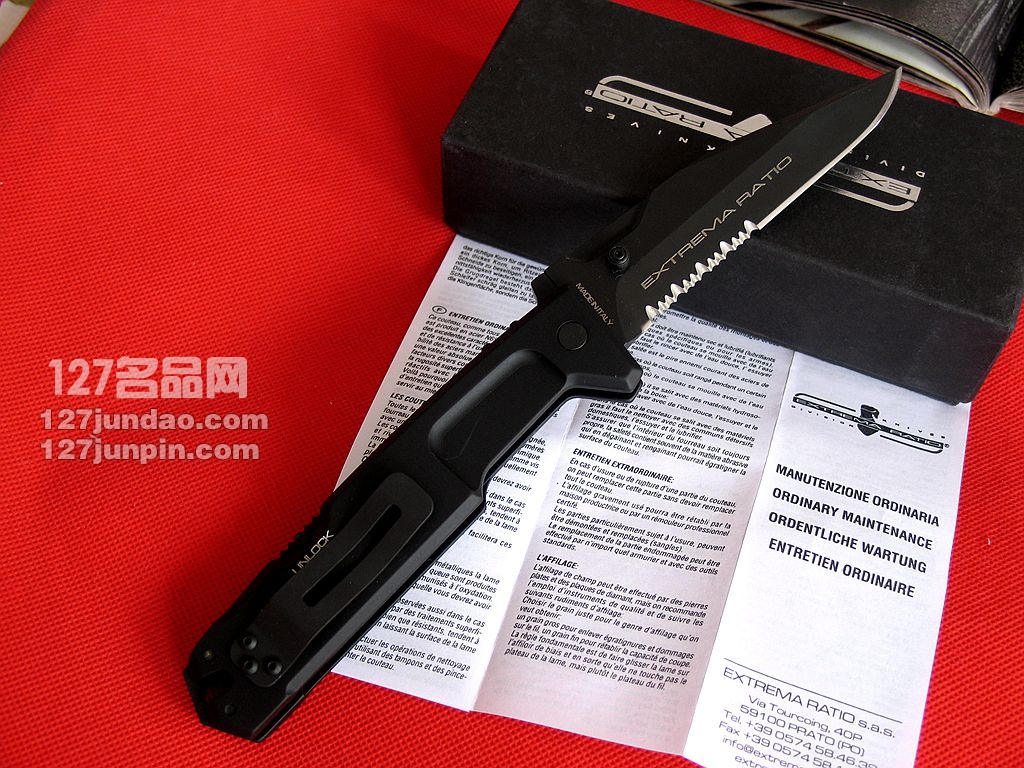 Extrema Ratio极端武力MPC战术折刀 意大利军刀 127名品网