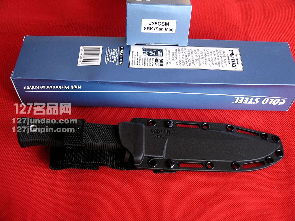 美国冷钢COLD STEEL 38CSM三美钢SRK救援刀战术刀进口名刀
