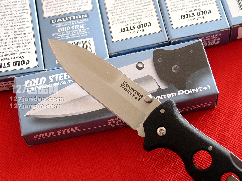  Cold steel美国冷钢10ACLC中号针锋战术折刀 军刀 名刀 127名品网