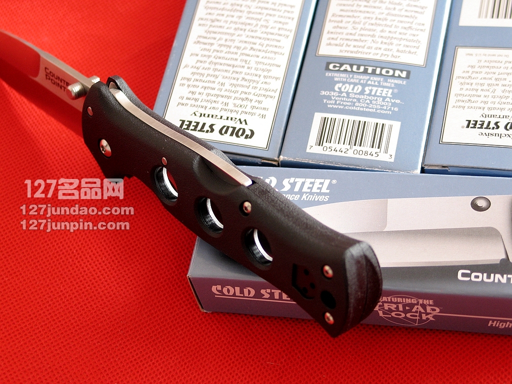  Cold steel美国冷钢10ACLC中号针锋战术折刀 军刀 名刀 127名品网