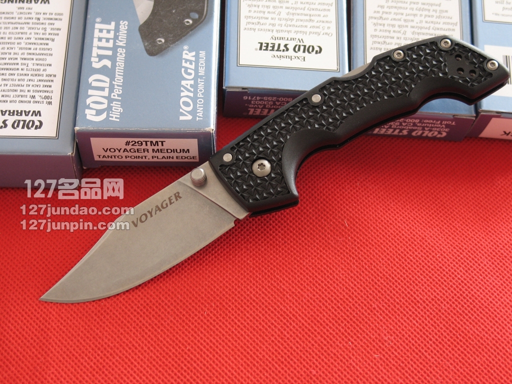 Cold steel美国冷钢29TMC航海者折刀 军刀 127名品网
