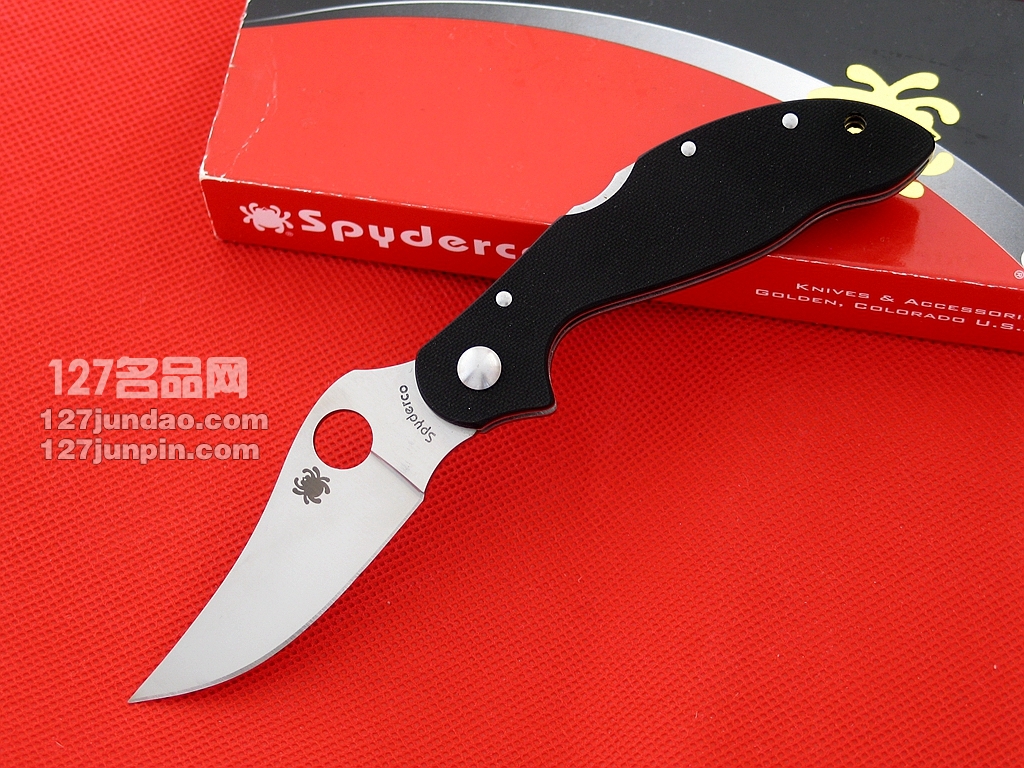 美国蜘蛛SPYDERCO C105GP2波斯二代 小号波斯风格折刀 127名品网 美国蜘蛛SPYDERCO C105GP2波斯二代 小号波斯风格折刀 127名品网