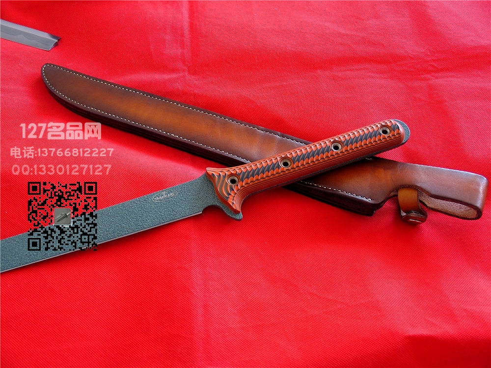 美国BUSSE巴斯战斗刃沼泽鼠 战术武士世界名刃127名品 
