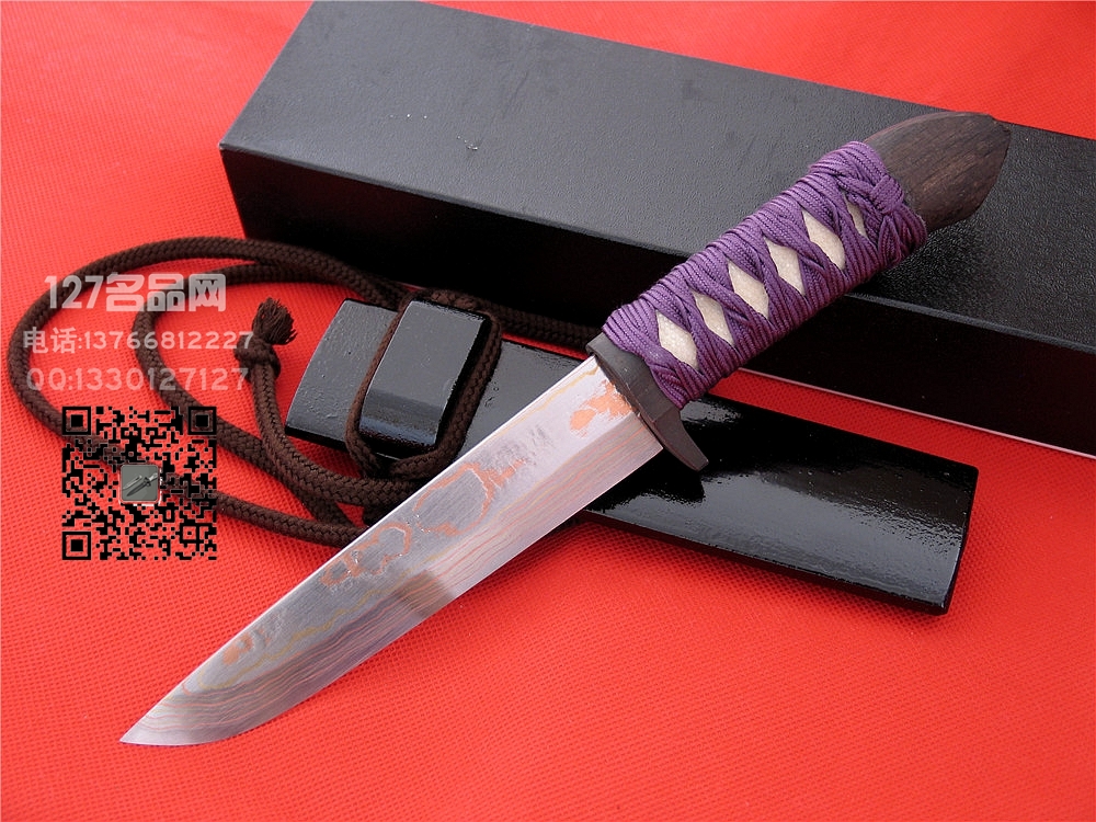 日本Takeshi Saji佐治武士386-CWD紫纽猎刃127名品网 日本Takeshi Saji佐治武士386-CWD紫纽猎刃127名品网