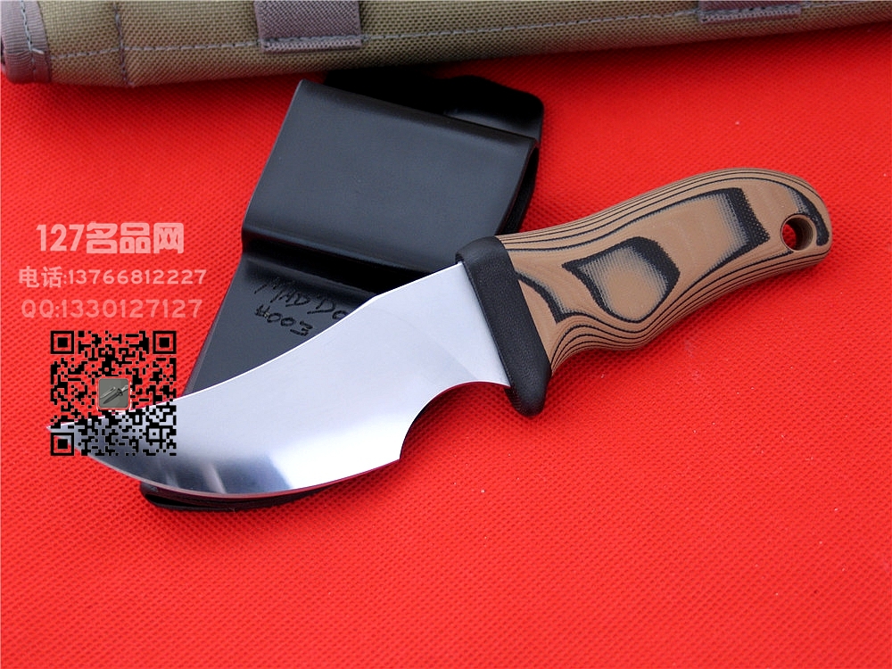美国疯狗MadDog 犀牛蚀刻烧刃限量手签版 世界名刃127名品网
