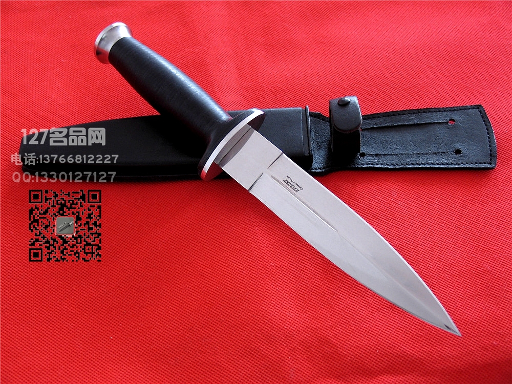 俄罗斯基兹利亚尔kizlyar 镜面双刃特战队匕首127名品网 