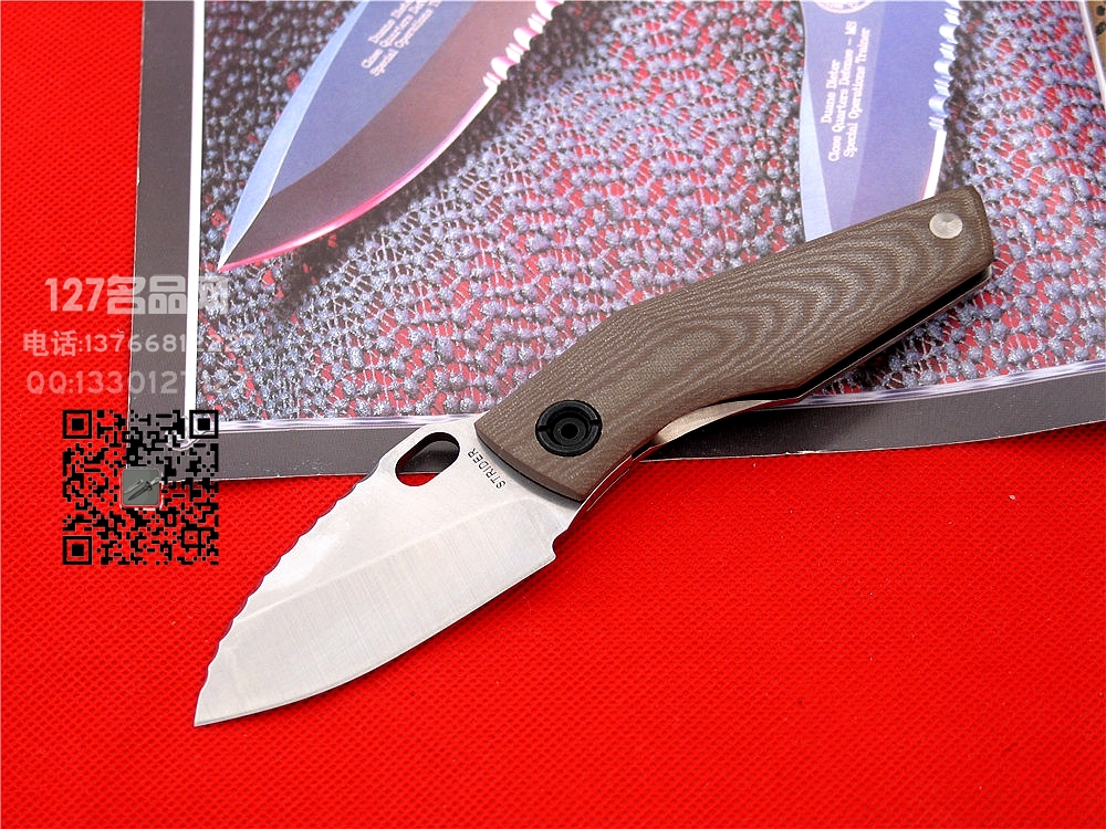 美国挺进者Strider SJ-75战术折刀世界名刀 127名品网 美国挺进者Strider SJ-75战术折刀世界名刀 127名品网