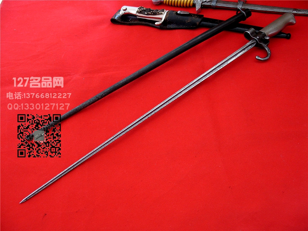 法国林白刺刀M1886带护手勾军刀 127名品 法国林白刺刀M1886带护手勾军刀 127名品