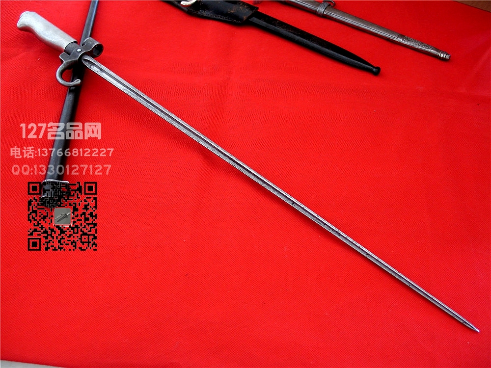 法国林白刺刀M1886带护手勾军刀 127名品