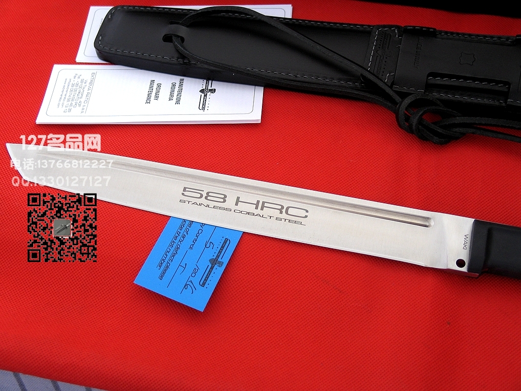 Extrema Ratio意大利极端武力WAKI排障刀 日式风格军刀127名品网