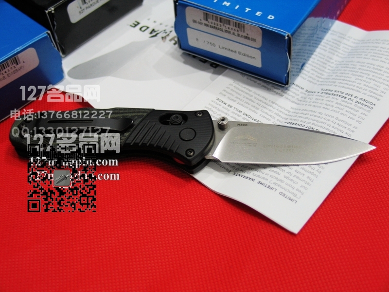 美国蝴蝶 Benchmade 586-1401特别限量版助力快开刀