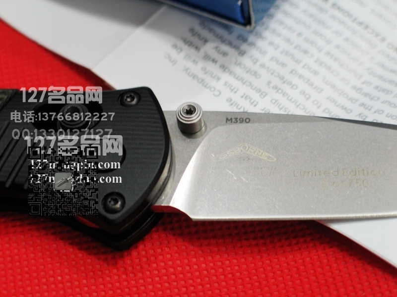 美国蝴蝶 Benchmade 586-1401特别限量版助力快开刀