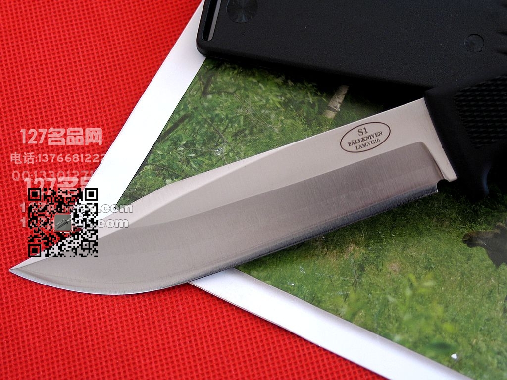 瑞典FK Fallkniven S1Z丛林博伊军刀三枚夹钢 福克尼文 名刀