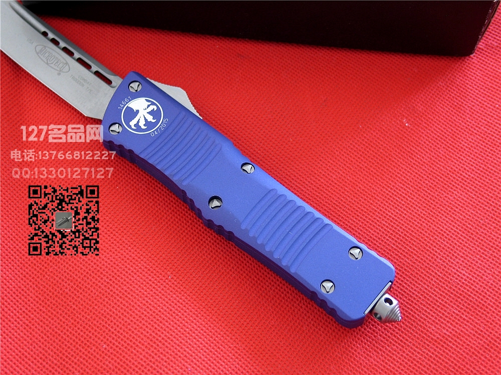 美国微技术MICROTECH蓝色战术恐龙T头直跳127名品网