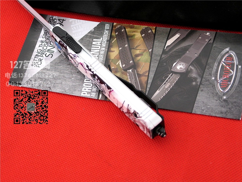微技术Microtech 云者 订制版双锋直跳127名品名刀 