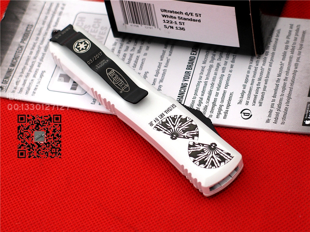 微技术Microtech 云者 订制版双锋直跳127名品名刀 