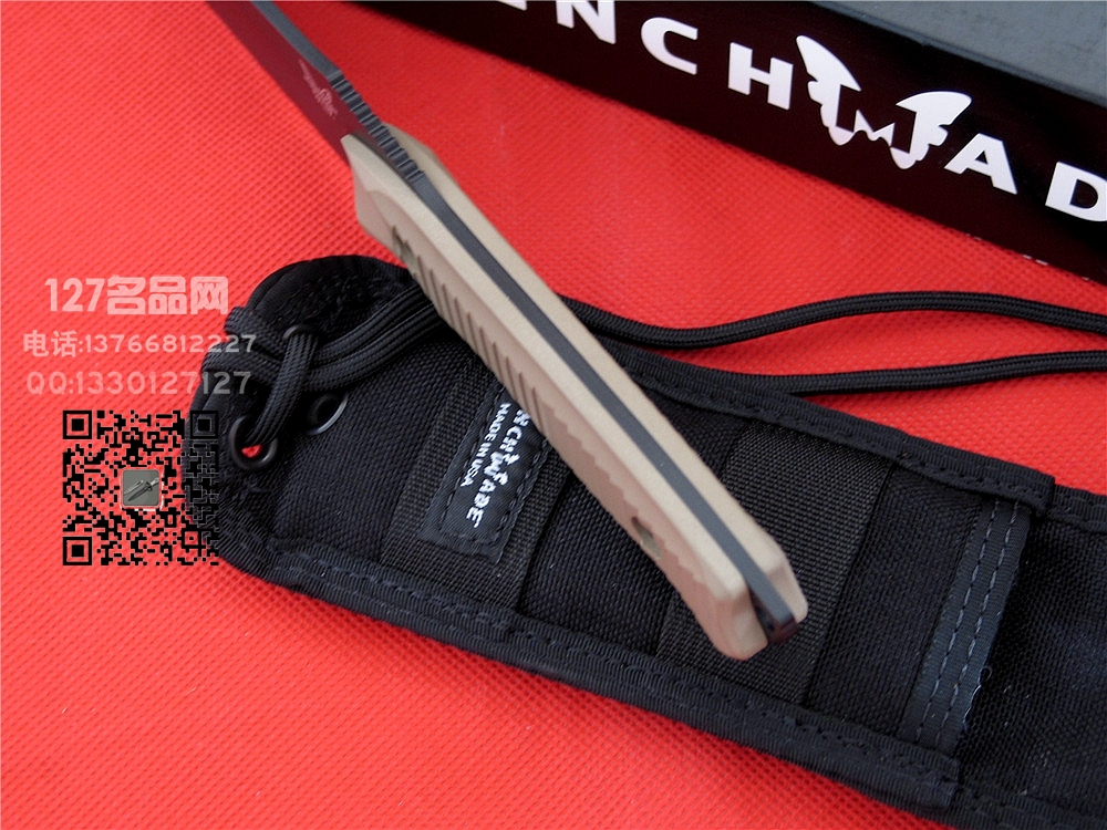 美国蝴蝶BENCHMADE 140BKS猎虎沙色柄127名品网