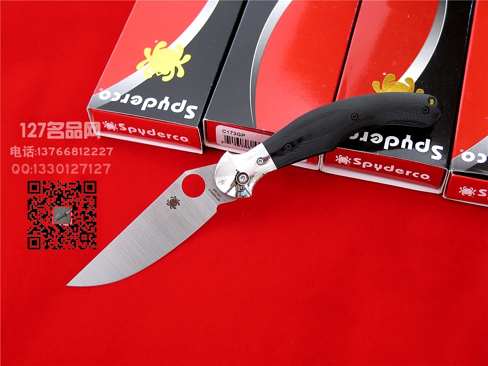 美国SPYDERCO蜘蛛C173GP凶牙利CTS XHP钢 美国SPYDERCO蜘蛛C173GP凶牙利CTS XHP钢