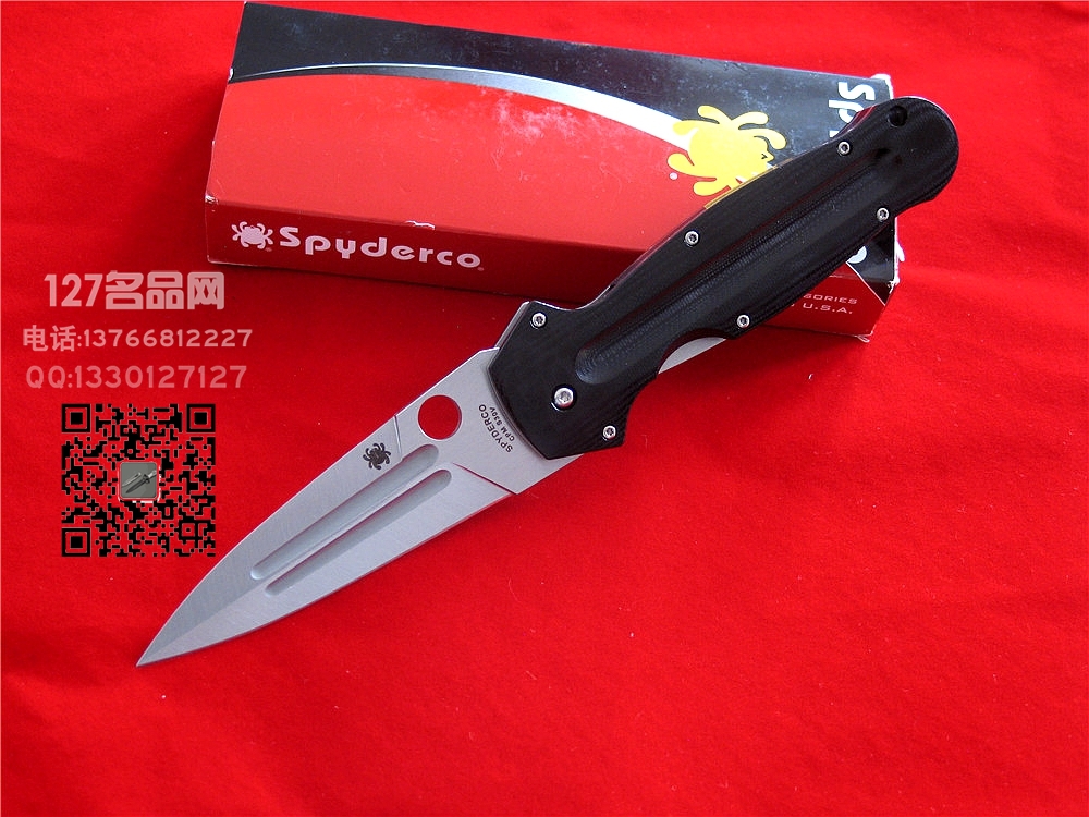 美国蜘蛛Spyderco C215G Euroedge S30V钢2017新款折刀 美国蜘蛛Spyderco C215G Euroedge S30V钢2017新款折刀