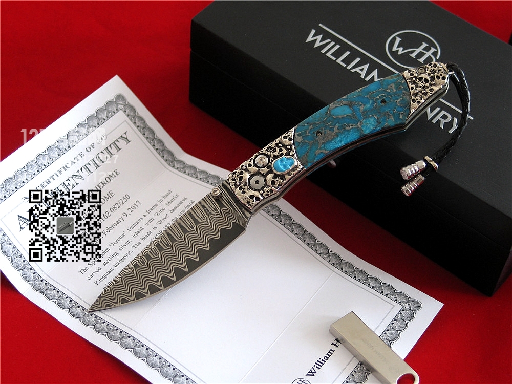 威廉亨利William Henry B12 JEROME大马士革手工全球限量版 威廉亨利William Henry B12 JEROME大马士革手工全球限量版