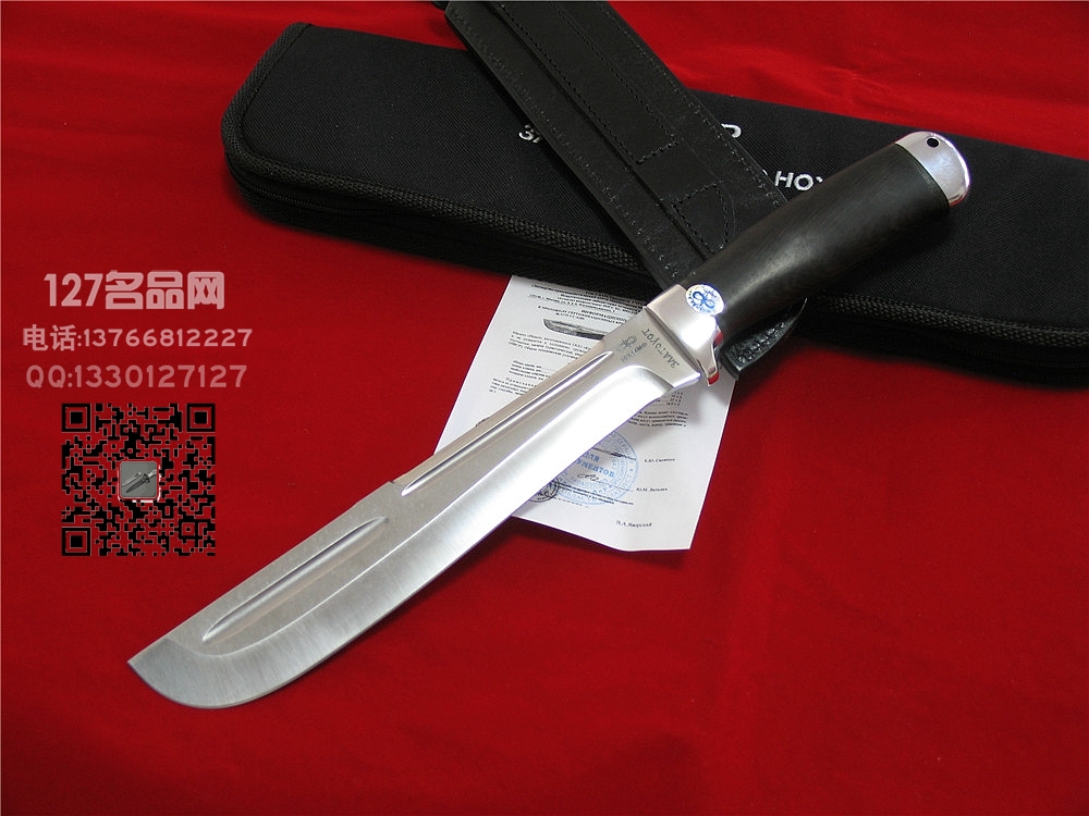 俄罗斯A&R 猎人一号手工刀俄罗斯猎刀 127名品网 俄罗斯A&R 猎人一号手工刀俄罗斯猎刀 127名品网