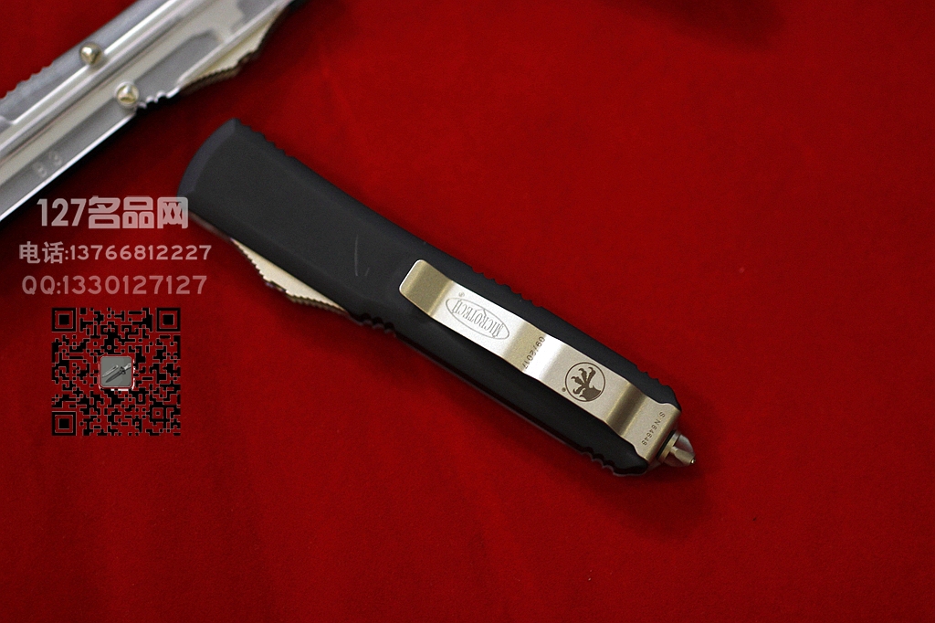 美国微技术MICROTECH  121-1 Clear Top透明壳限量版双刃直跳