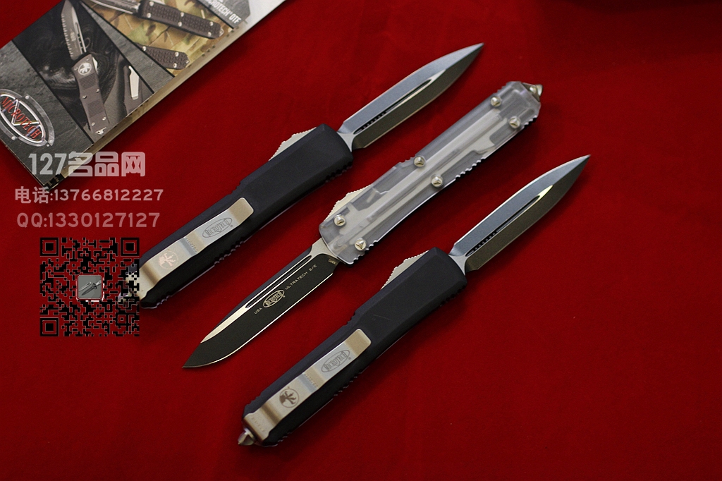 美国微技术MICROTECH  121-1 Clear Top透明壳限量版双刃直跳