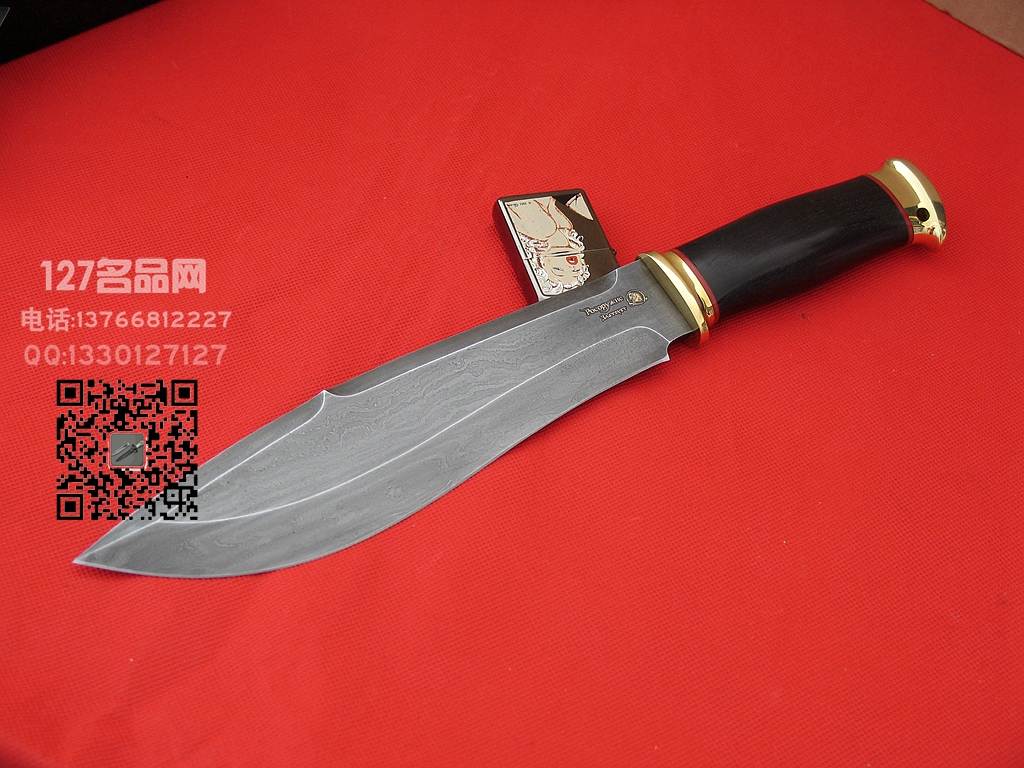 俄罗斯 Rosarms罗斯武备“大宝 ” 手工锻打大马士革直刀