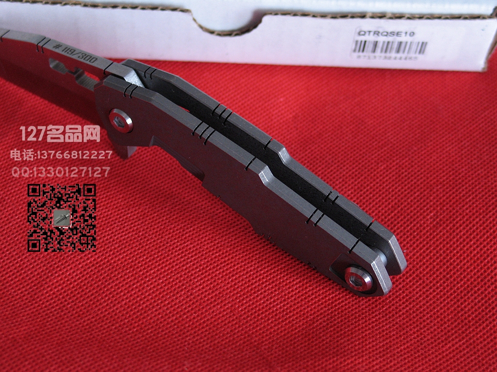 美国军需官QTRMSTR QSE-10彼弗 限量版战术折刀 
